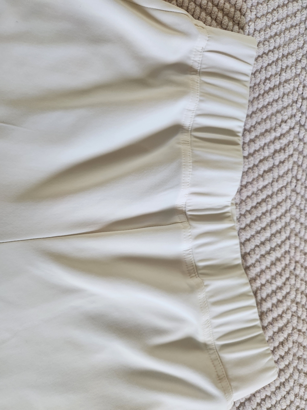 MSK White Knit Pull-On Pants - Picture 4 of 6